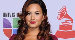 Demi Lovato Purple Dress Red Carpet