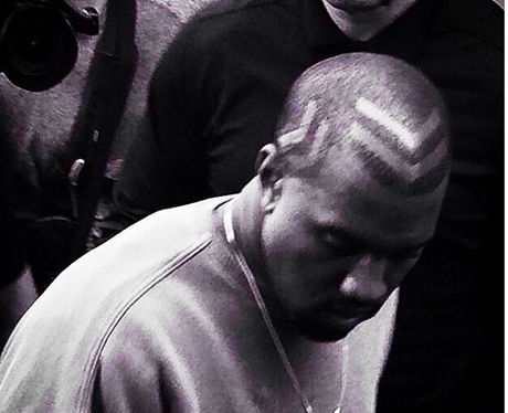 Kanye West New Hair