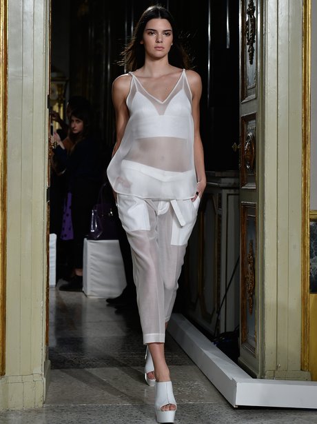 Kendall Jenner Milan Fashion Week 2014