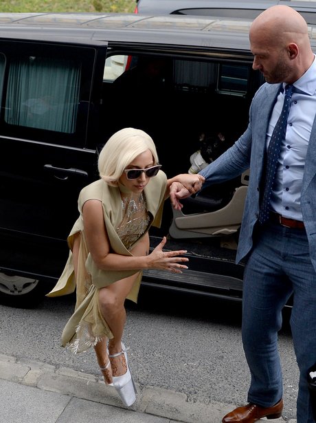 lady gaga big heels