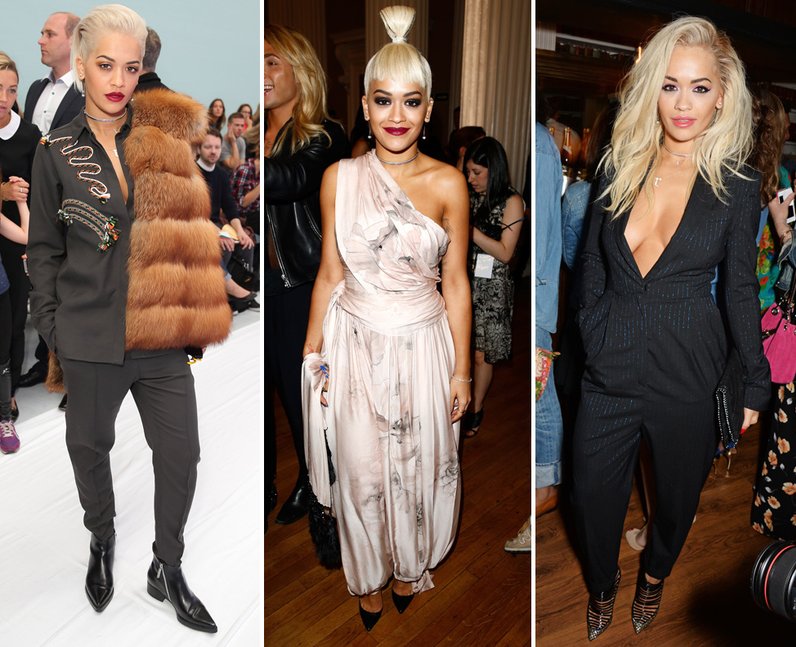 Rita Ora Fashion Week 2014