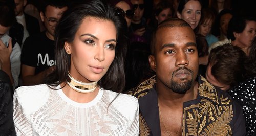 Kim Kardashian Kanye West Paris Fashion Week 2014