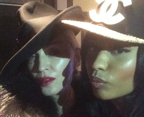 Nicki Minaj and Madonna Instagram