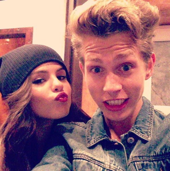 Selena Gomez With James The Vamps