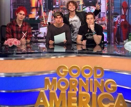5sos 'Good Morning America' Instagram