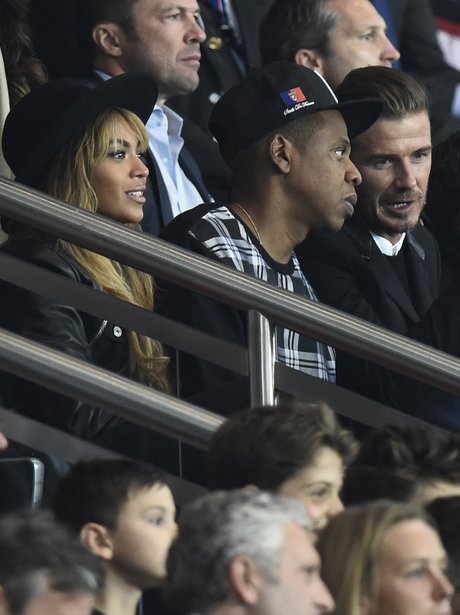 Beyonce, Jay Z and Beckham