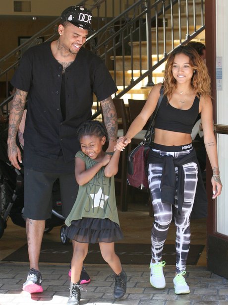 Chris Brown and Karrueche Tran enjoy a casual day out - cute! - This