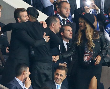 David Beckham with Jay Z and Beyonce