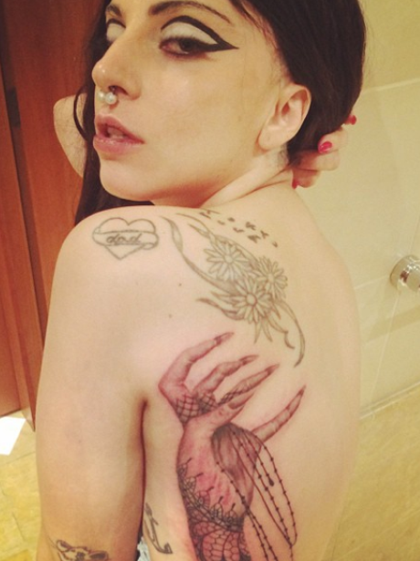 Lady Gaga New Tattoo Instagram