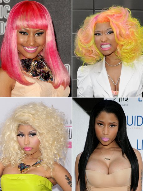 Nicki Minaj's hair transformations