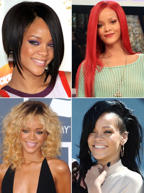 Rihanna - Pop Star Hair Transformations: 18 MUST-SEE Female Style ...