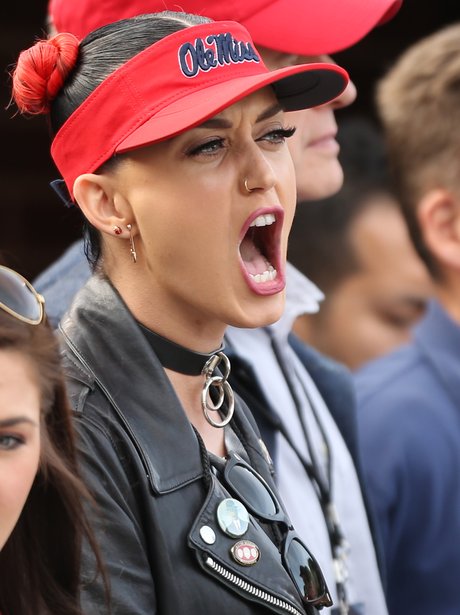 Katy Perry with red hair