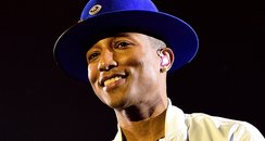 Pharrell performs at the 02