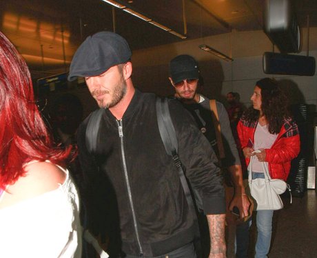 David Beckham and Chris Martin