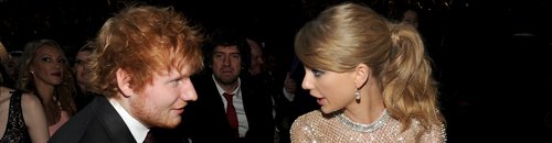 Ed Sheeran and Taylor Swift Grammys 2014