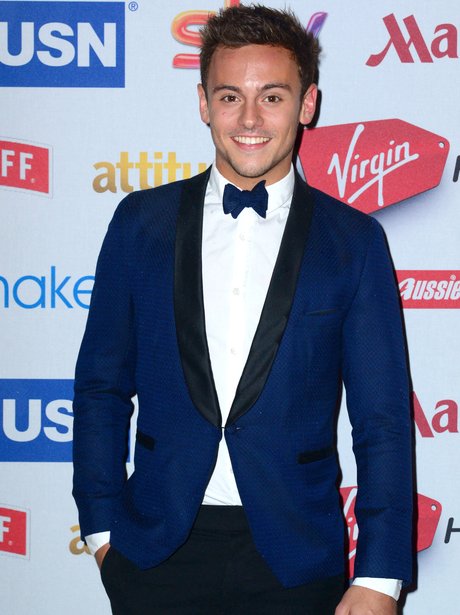 Tom Daley attends award ceremony