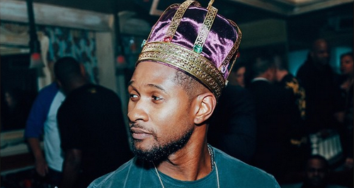 Usher with a crown