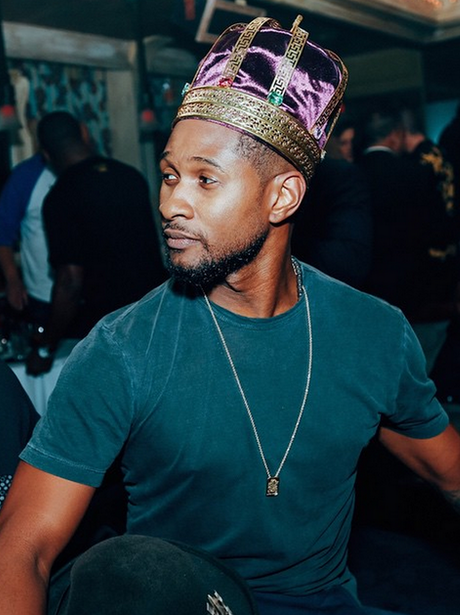 Usher with a crown
