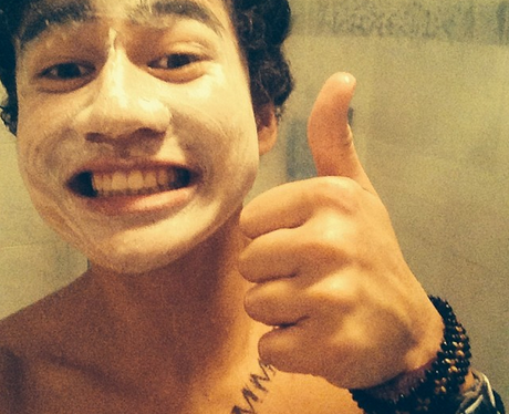 Calum Hood Face Mask Instagram