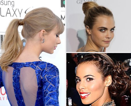The Up Do Taylor Swift Cara Delevingne And Rochelle Humes
