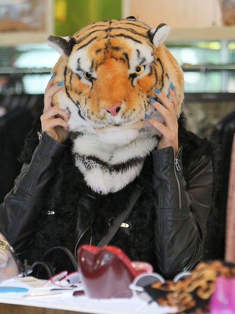 Jessie J Lion's Head Disguise