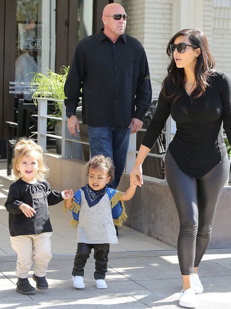 Kim Kardashian, Baby North and Penelope