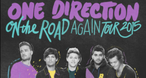 One Direction On The Road Again Tour Poster