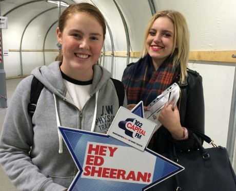 Capital FM at Ed Sheeran