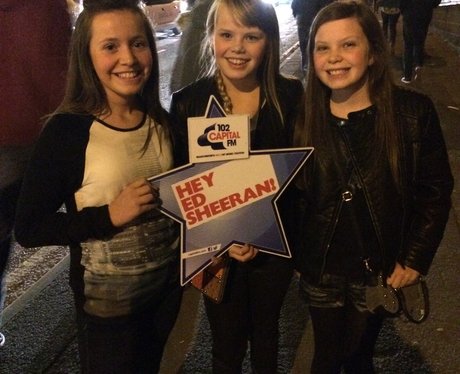 Capital FM at Ed Sheeran