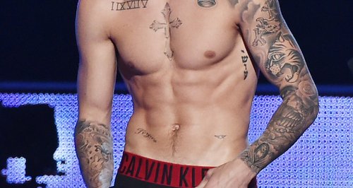 Justin Bieber Topless