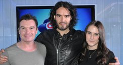 Russell Brand with Greg Burns and Kat Shoob