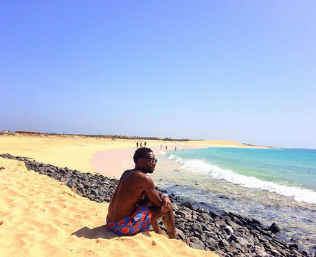 Tinie Tempah beach