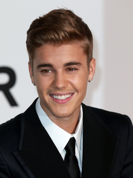 Justin Biber in a tuxedo