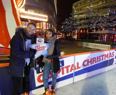 Capital FM at Spinningfields Ice Rink - Saturday 8