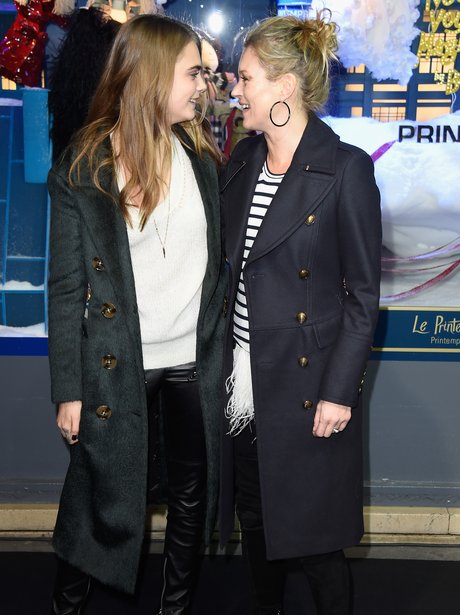 Cara Delevingne and Kate Moss