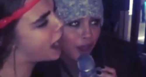 Selena Gomez Cara Delevingne Karaoke