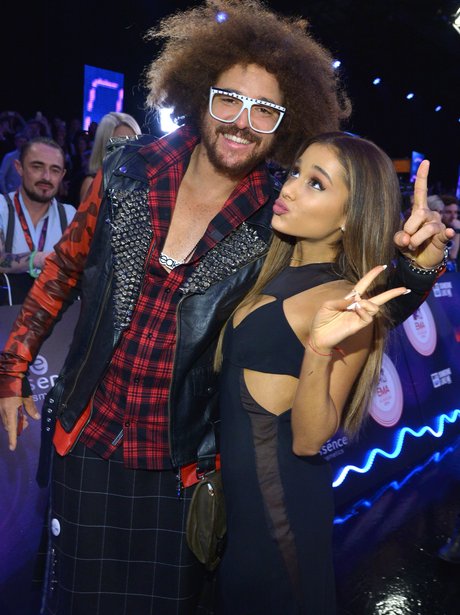 Ariana Grande and Redfoo MTV EMAs 2014 Arrivals 