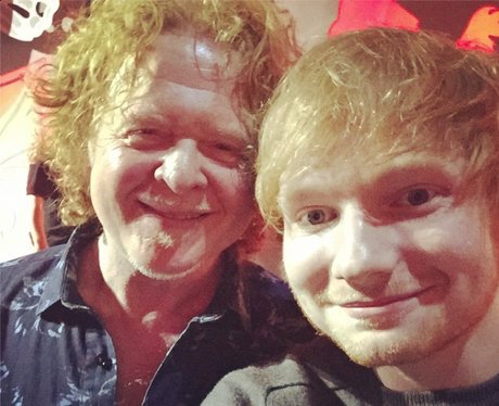 Ed Sheeran and Mick Hucknall