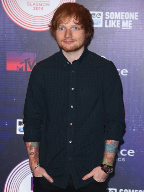Ed Sheeran MTV EMAs 2014 Arrivals 