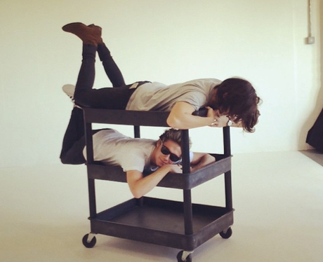 Harry Styles and Niall Horan