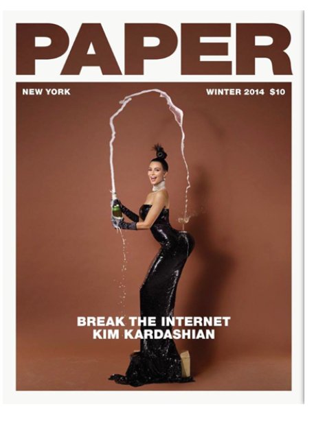 Exclusive! Behind the Scenes of Kims Naked Paper Cover 