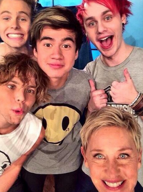 5 Seconds Of Summer Ellen DeGeneres Instagram