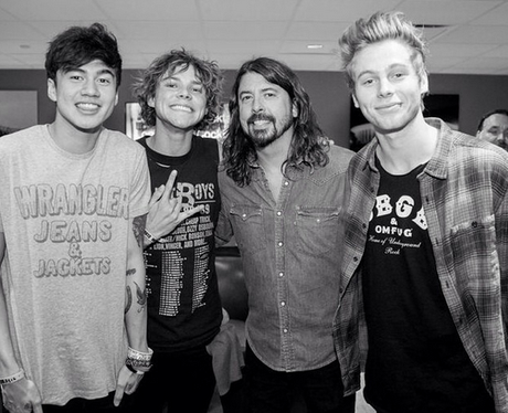 5 Seconds Of Summer Foo Fighters Instagram