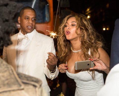 Beyonce and jay-z at solange's wedding