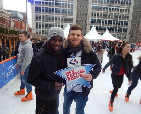 Capital FM at Spinningfields Ice Rink - Sunday 16t