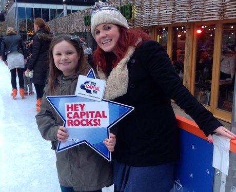 Capital FM at Spinningfields Ice Rink - Sunday 16t