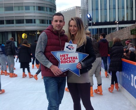 Capital FM at Spinningfields Ice Rink - Sunday 16t