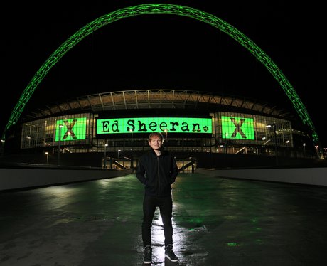 Ed Sheeran at Wembley Stadium