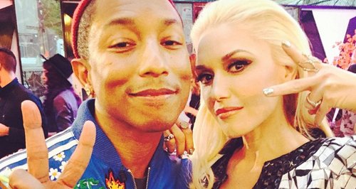 Gwen Stefani and Pharrell Williams at The Voice