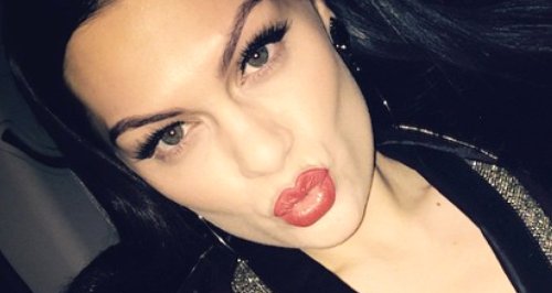 Jessie J faux fur and Gucci in this Instagram pic